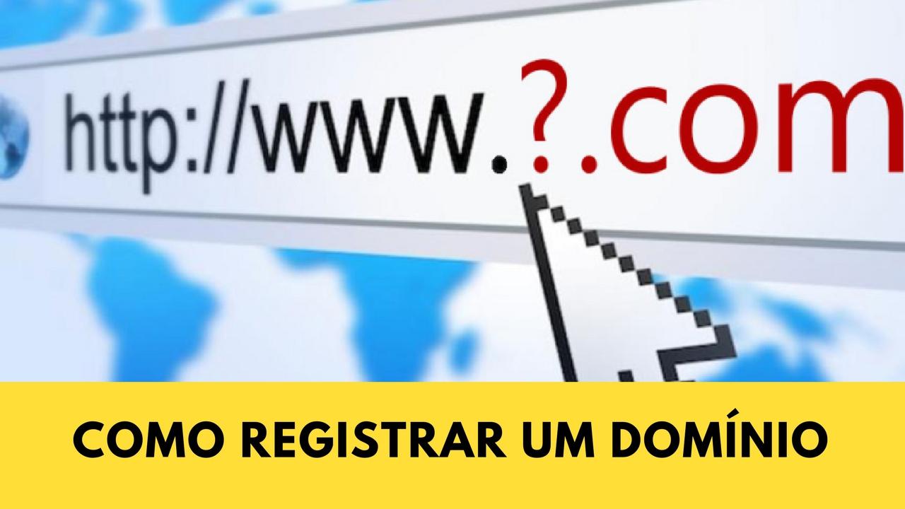 Como registro meu dominio .com.br?