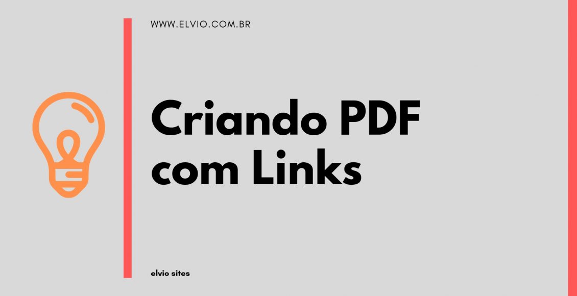 Como criar um pdf personalizado e clicável para whatsapp e redes sociais