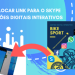 Com colocar link para o skype nos cartões digitais interativos